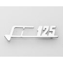 Schriftzug "LI125" -Beinschild-