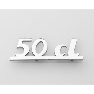 Schriftzug Lui "50cl" -Beinschild-