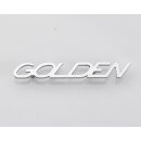 Schriftzug "Golden" -Beinschild-