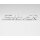 Schriftzug "Silver" -Beinschild-