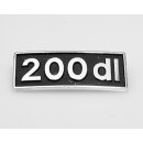 Schriftzug "200DL"