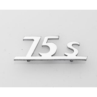 Legshield badge"75s" for Lui/Vega/ Luna/Cometa