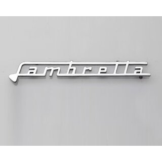 Legshield badge "Lambretta" Lui/Luna/Vega/Cometa (early version)