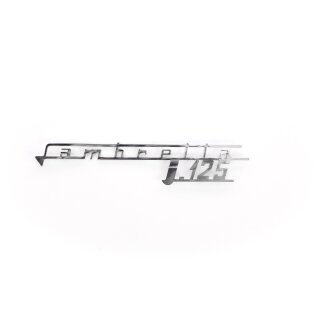 Schriftzug "Lambretta J125" -Beinschild-