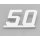 Schriftzug "50" f. J50 DeLuxe (groß) -Beinschild-