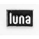 Schriftzug "Luna" -Beinschild-