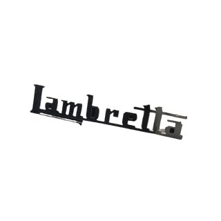 Schriftzug "Lambretta" seitlich, chrom A/B -Seitenhauben-