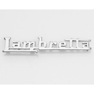 Legshield badge "Lambretta" spanish Series 2