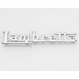 Schriftzug "Lambretta" Serie 2, spanisch -Beinschild-