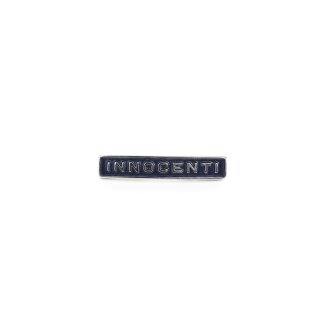 Legshield emblem "Innocenti" J50-125 metal