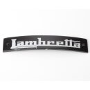 Legshield badge "Lambretta" early SIL GP