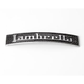 Schriftzug "Lambrettta" späte SIL -Beinschild-