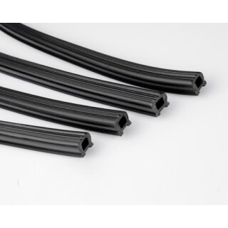 Floorboard rubber strips Series 3/DL/GP black