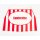 Mudflap "Lambretta" white/red