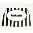 Mudflap "Lambretta" black/white