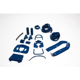 Rubber kit SX/TV3/LiS/DL/GP blue
