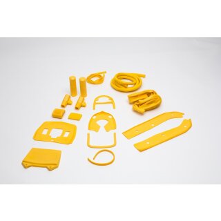 Rubber kit SX/TV3/LiS/DL/GP yellow
