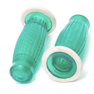 Handlebar grips "Bubble - Superflex" green (Ø 22mm/120mm)