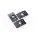 Square elastic nut Ø 3mm(black)