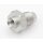 Stirnverschraubung "Modular" (M10x1,25) Aluminium, fest, silber