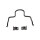 Side panel hook bracket set early Series 3/J50-125