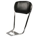 Back rest "Cuppini" low, chrome
