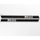 Sidepanel sticker set Jet "150" black