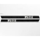 Sidepanel sticker set Jet "125" black