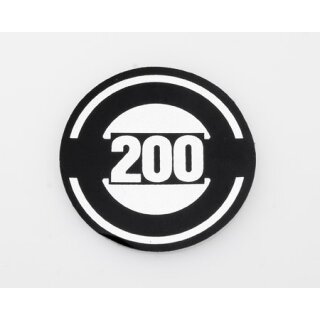 Horncover sticker "200" Serveta Lince/Serie80