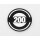 Horncover sticker "200" Serveta Lince/Serie80