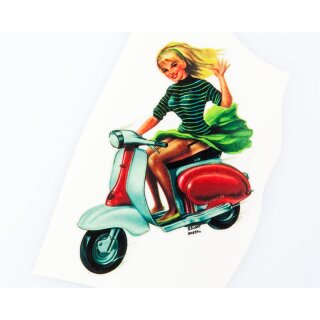 Sticker "Girl & Series 2" ca. 65x65mm