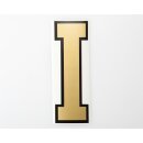 Sticker "I" gold/black ca. 125x65mm