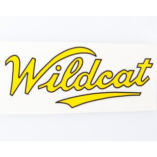 Aufkleber "Wildcat" ca. 90x35mm