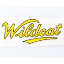 Sticker "Wildcat" yellow/black ca. 90x35mm