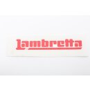 Sticker "Lambretta" Series 80 red