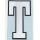 Sticker "T" white/black ca. 125x65mm