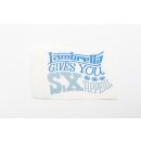 Sticker "Lambretta gives you SX Appeal" ca.9x7cm