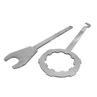 Clutch holder + steering nut tool "two in one"