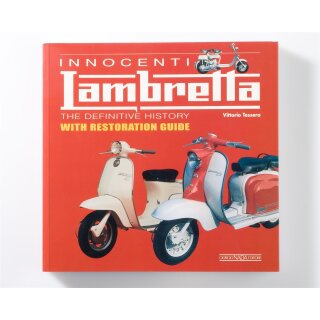 Buch "Lambretta Innocenti", Modellgeschichte und Daten (engl.)