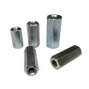 Spacer nut M6x20 (zinc)