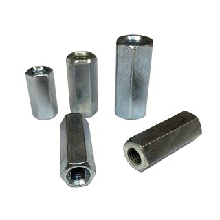 Spacer nut M6x30 (zinc)