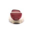 Seat cover Series 1-2 f. german models -cream/red-