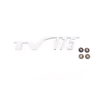 Schriftzug "TV175" TV1/TV2 -Seitenhaube-