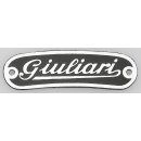 Schriftzug "Guiliari" -Sitzbank-