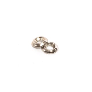 Cup washer f. 4mm srews (brass/nickel-plated)