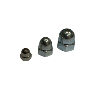 Domed nut M5 (zinc)