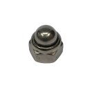 Domed nut M8 nyloc (stainless)