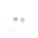 Nyloc nut M6 white inlay (stainless)