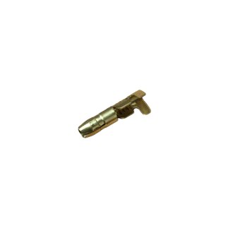 Crimp terminal male bullet connector