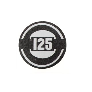 Aufkleber "125" f. Serveta Lince/Serie80 (auf Kaskade)